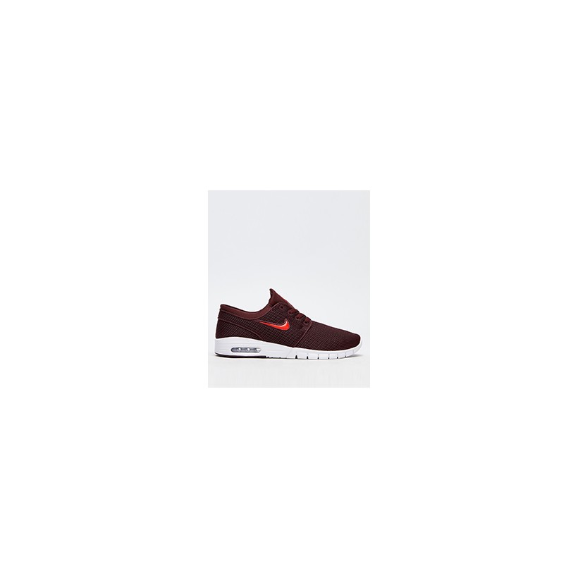 Janoski Max Shoes in "Burgundy Crush/Habanero"  by Nike