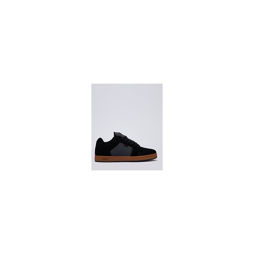 Barge XL Shoes in Black/Dark Grey/Gum by Etnies