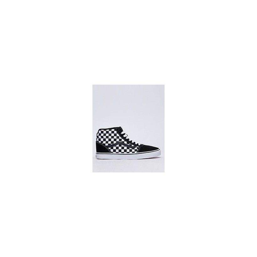 Ward Hi Shoes in (Checkered) Black/True Wh by Vans