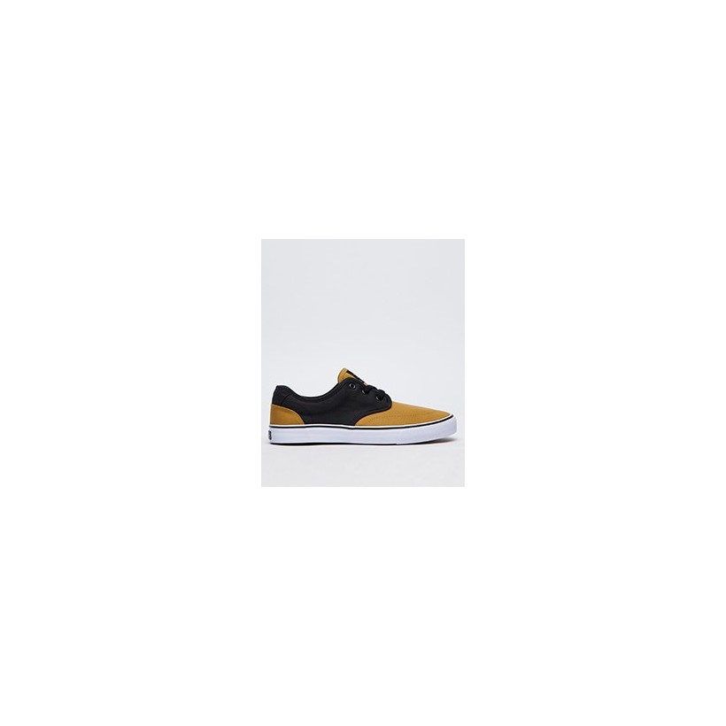 Geomet 2 Tone Shoes in Black/Tobacco by Lucid