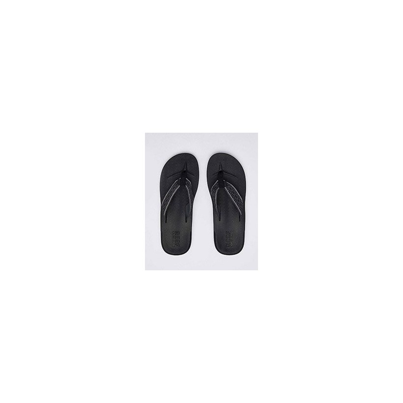Cushion Smoothy Sandals in Black by Reef