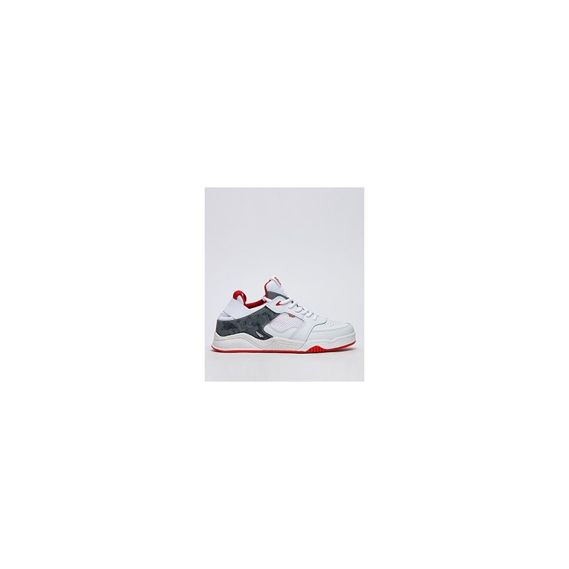 Tilt Evo Shoes in White/Red/Camo by Globe
