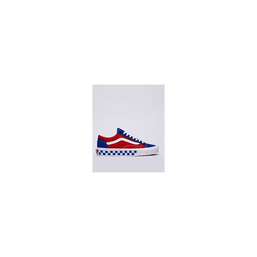 Womens Style36 Shoes in True Blue/Red by Vans