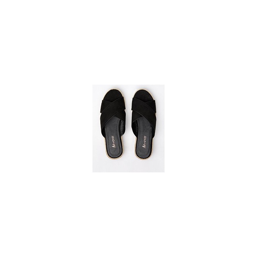 Emma Flatform Shoes in Black by Ava And Ever