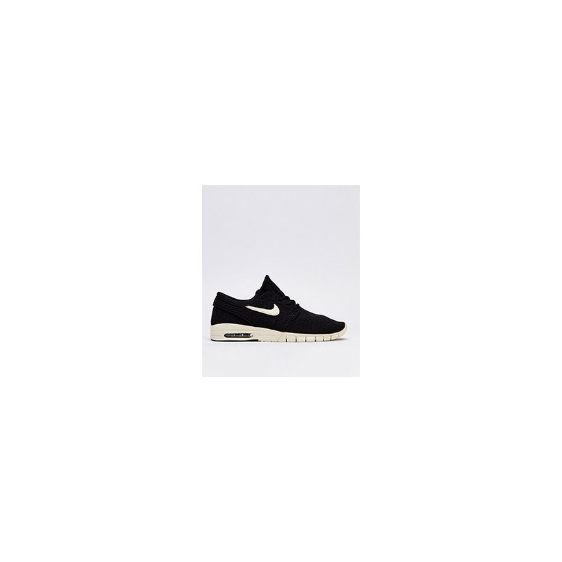 Janoski Max Shoes in Black/Light Cream-Light C by Nike