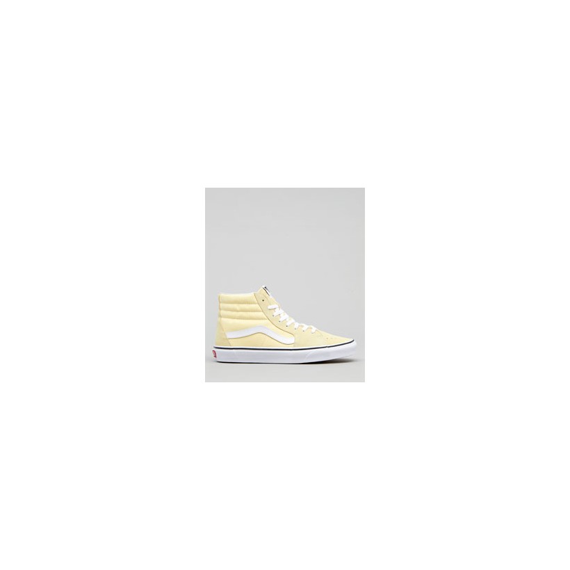 Sk8-Hi Shoes in "Vanilla Custard/White"  by Vans