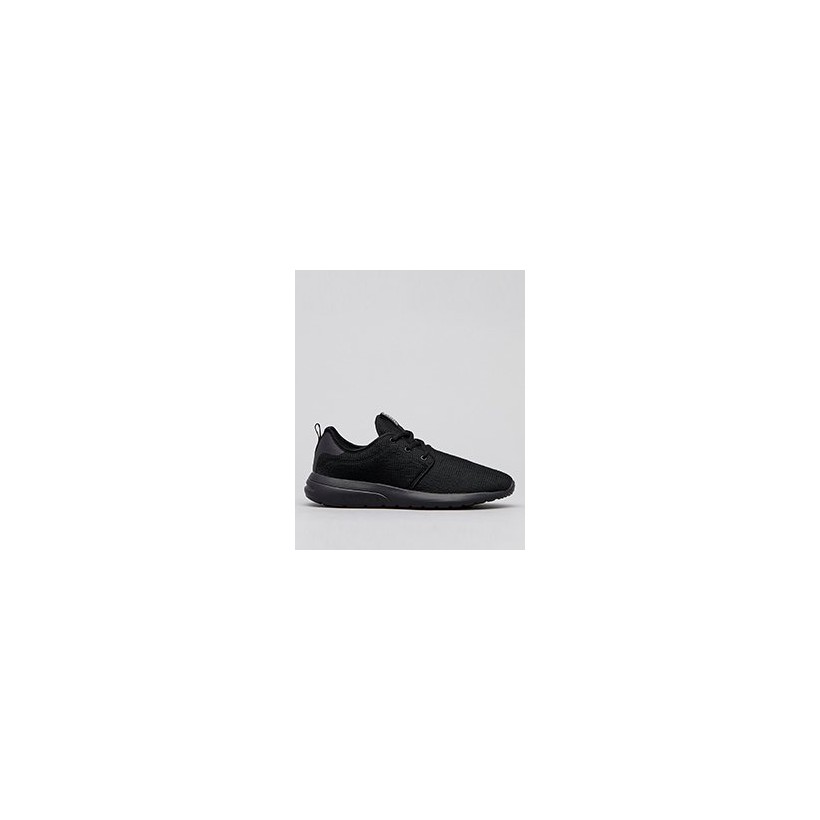 Bristol Shoes in All Black Knit by Lucid