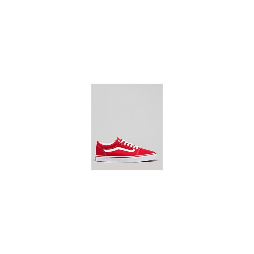 Ward Shoes in Racing Red/White by Vans