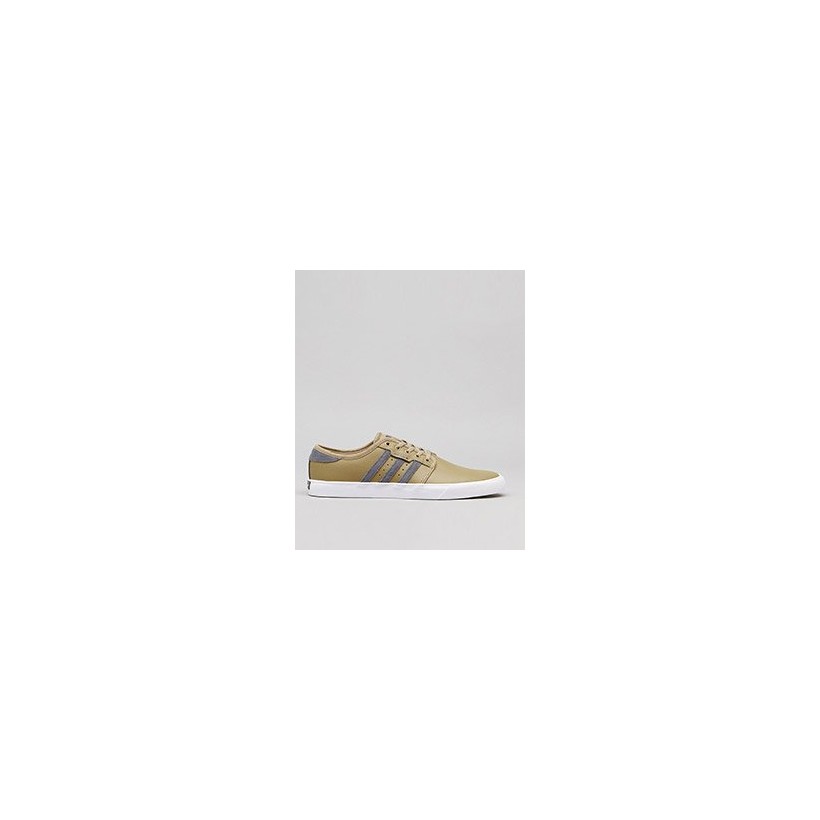 Womens Seeley Shoes in Hemp/Grey/White by Adidas