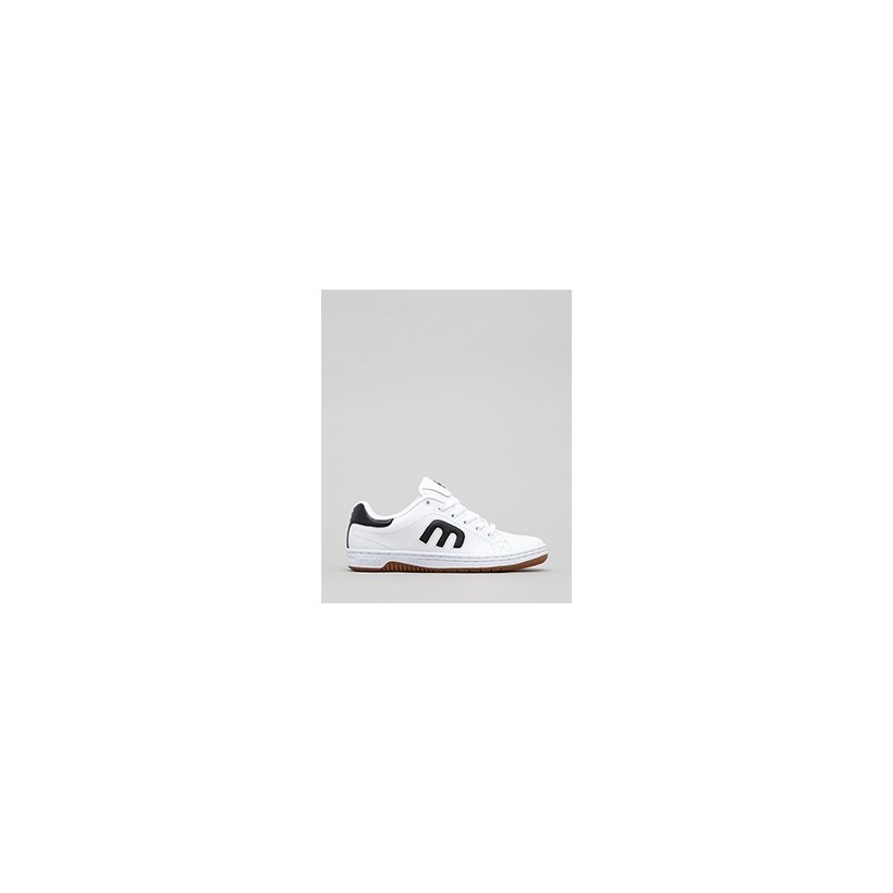 Callicut Lo-Cut Shoes in White/Black/Gum by Etnies