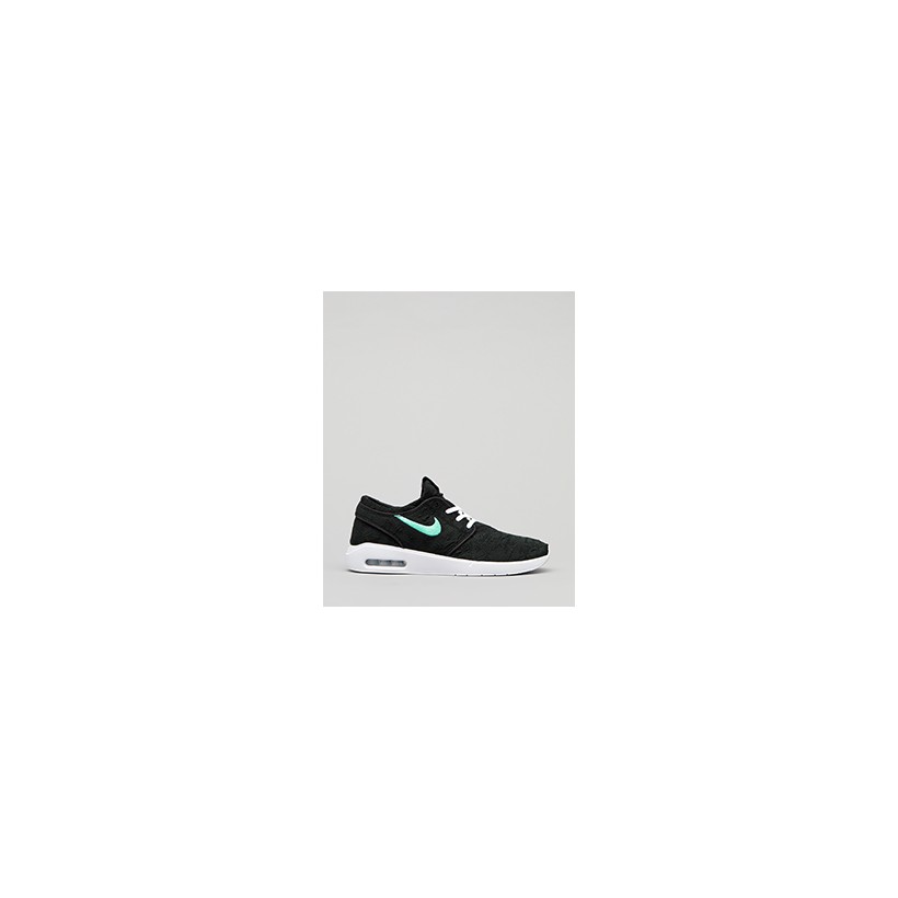 Janoski Air Max 2 Shoes in "Black/Mint-Black"  by Nike