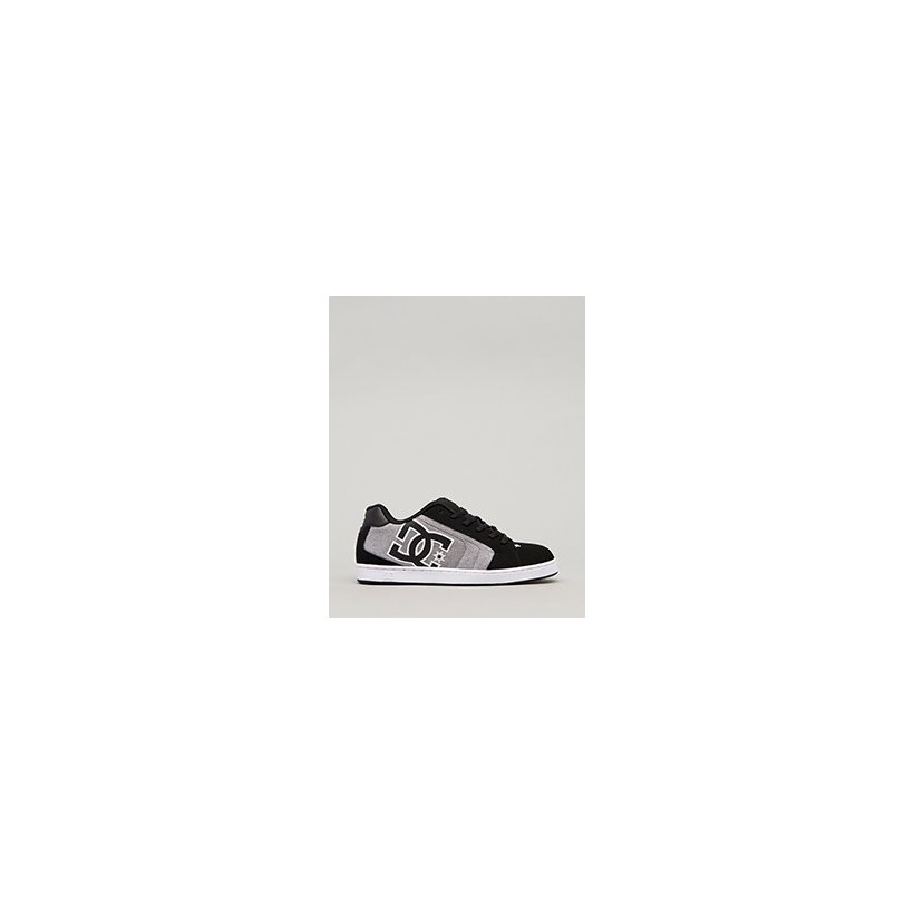 Net Shoes in Black/Charcoal by DC Shoes