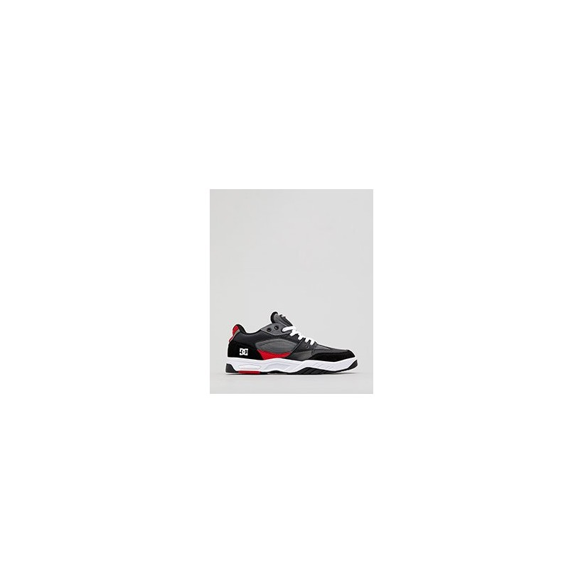 Maswell Shoes in White/Black/Red by DC Shoes