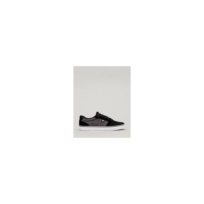 Anvil SE Shoes in Black/Herringbone by DC Shoes