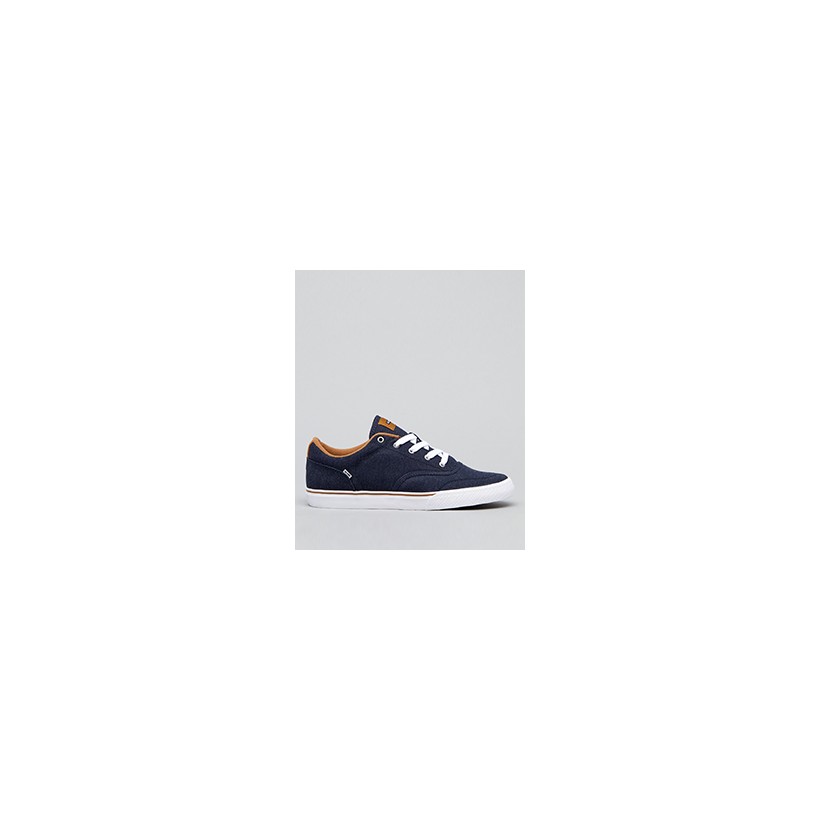 Tribe Shoes in "Navy Chambray/Brown Mock"  by Globe