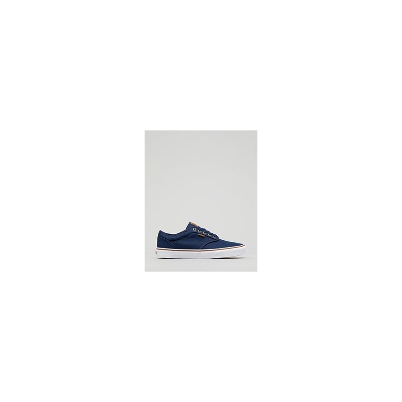Atwood Shoes in Dress Blues/White by Vans