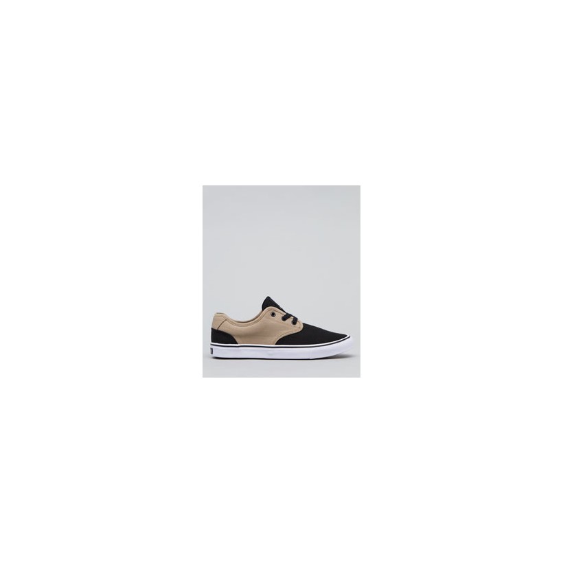Geomet Two Tone Shoes in "Black/Tan"  by Lucid
