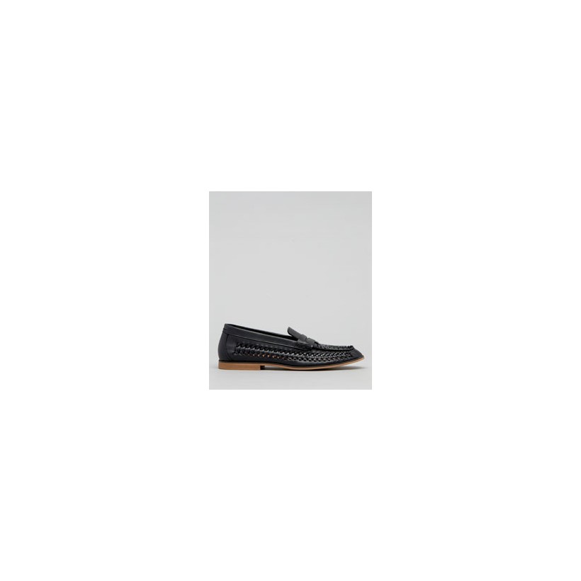Hyde Woven Slip-On Shoes in "Black"  by Flyte