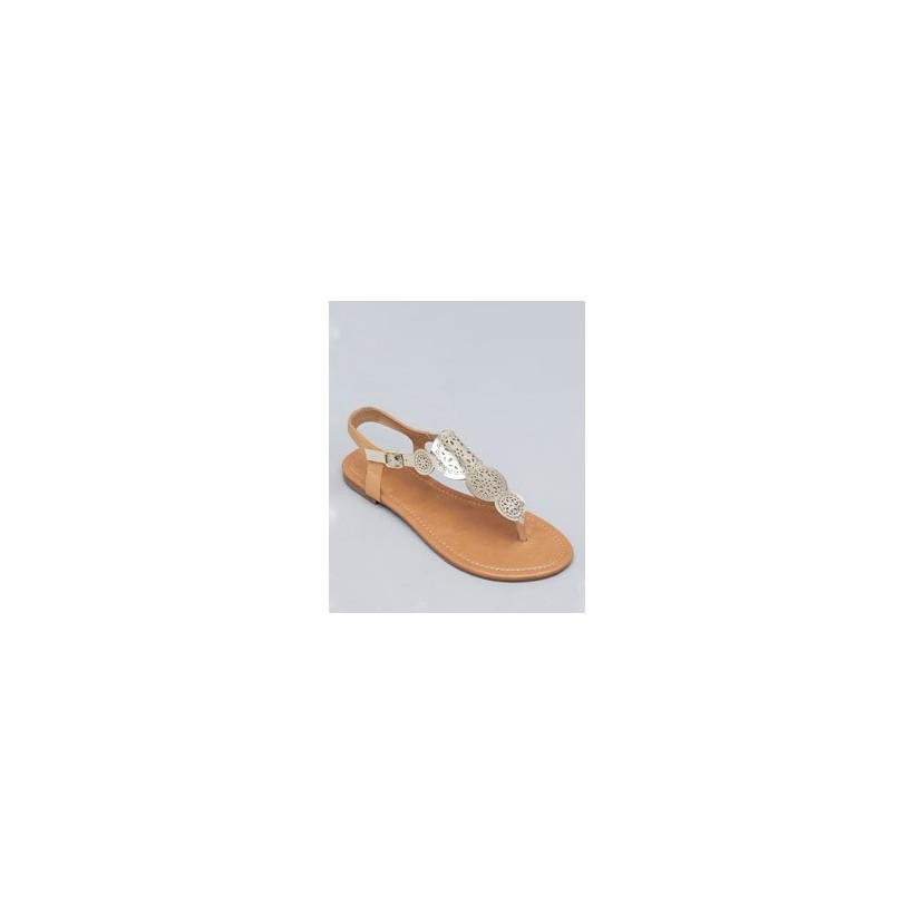 Olivia Sandals in Gold by Mooloola