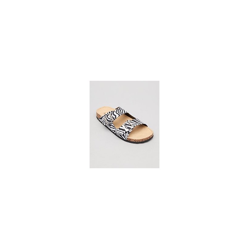Cortina Slide Sandals in Biscuit by Ava And Ever