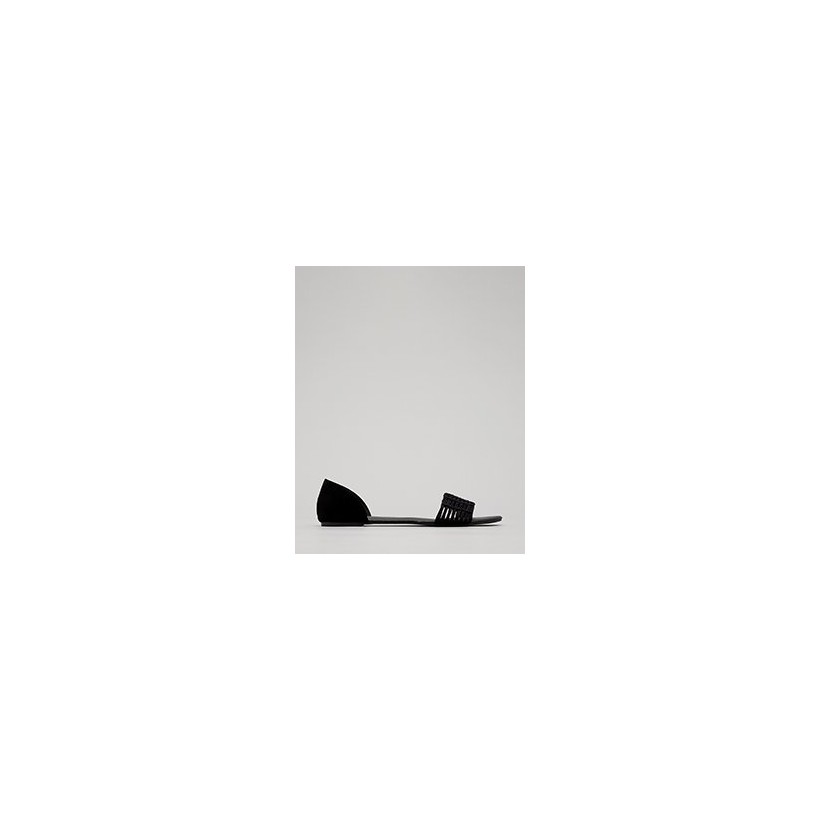 June Ballet Flat Shoes in Black by Mooloola