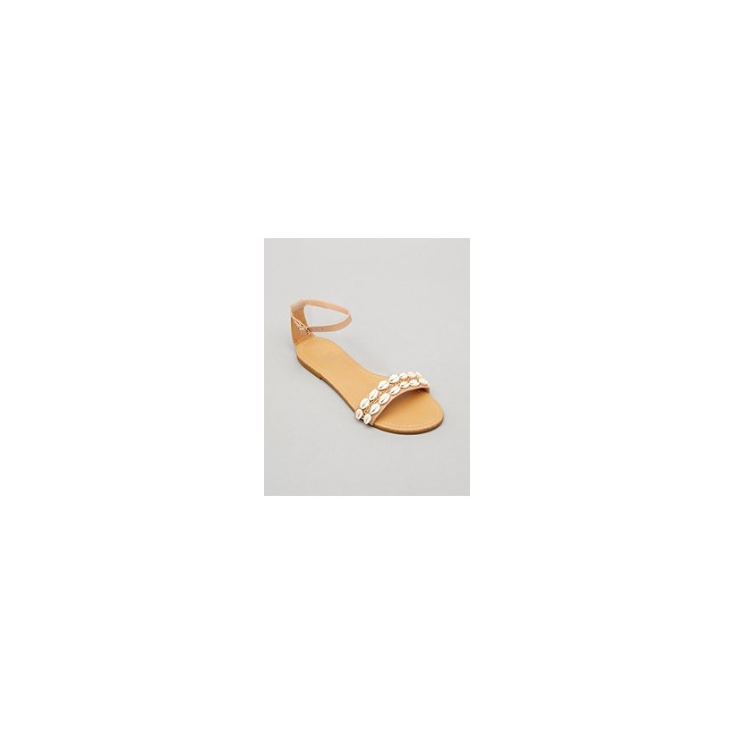 Gili Sandals in Tan/Cream by Mooloola