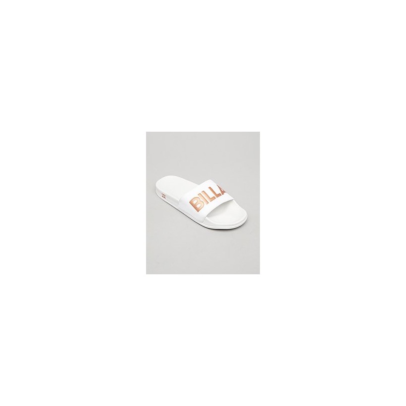 Legacy Slide Sandals in White by Billabong