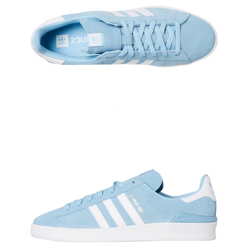 Mens Campus Adv Shoe Clear Blue By ADIDAS