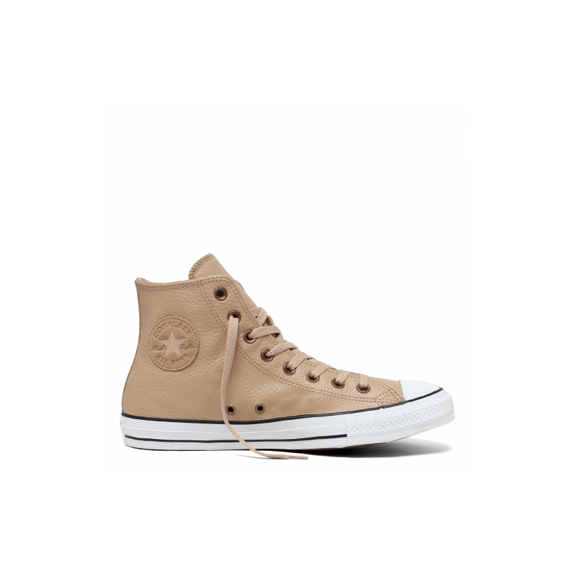 Chuck Taylor All Star Leather High Top Champagne Tan