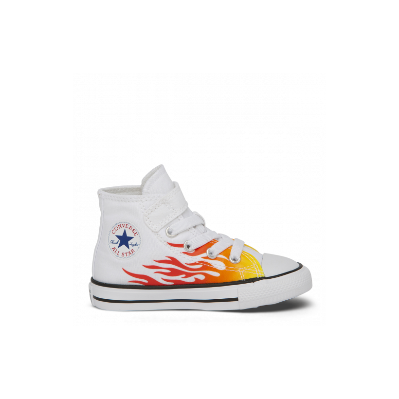 Chuck Taylor All Star Archive Flame 1V Toddler Low Top White