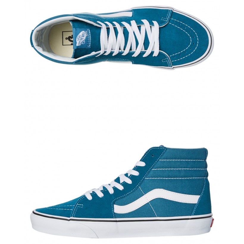 Mens Sk8 Hi Shoe Corsair White By VANS