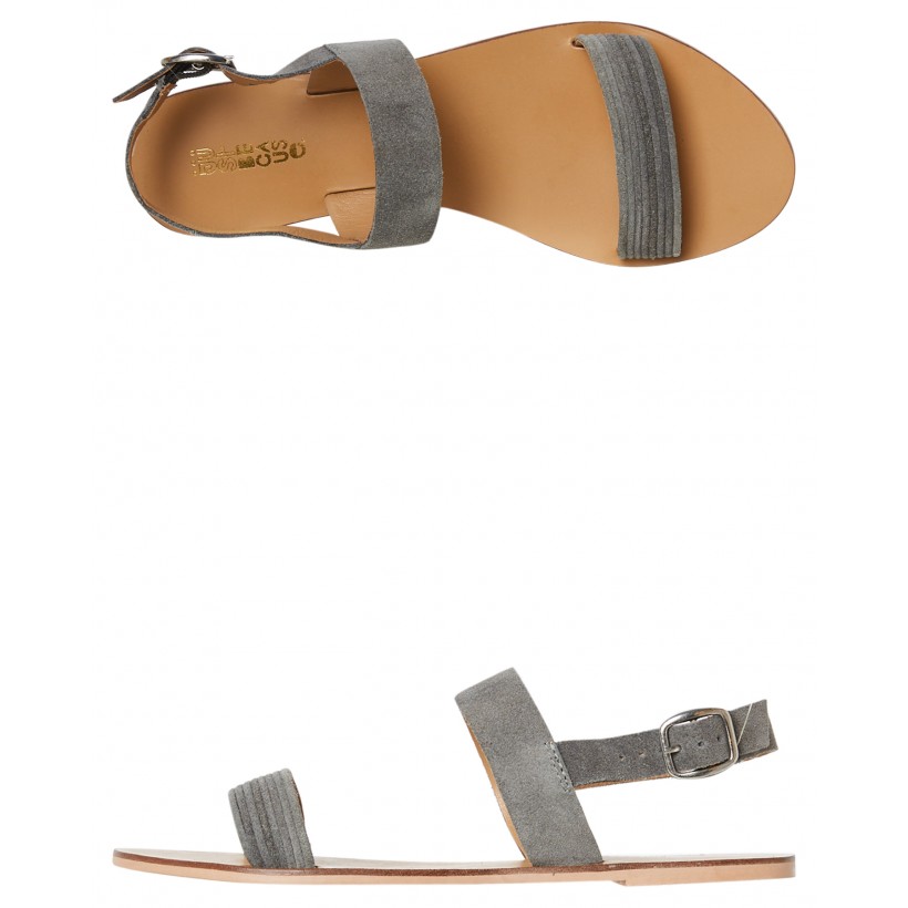 Womens Bula Suede Sandal Denim By JUST BECAUSE