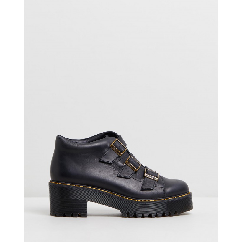 Coppola Buckle - Women's Black Wyoming by Dr Martens