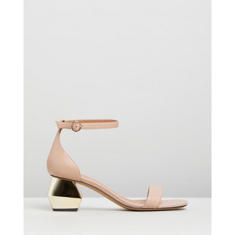 Sabo Buckled Sandals Carne by Emporio Armani