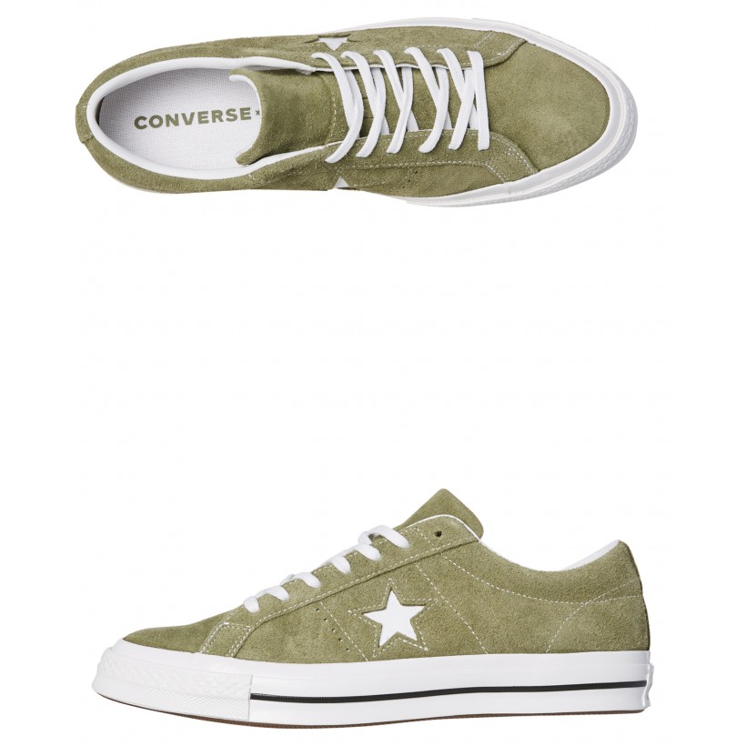 Mens One Star Suede Shoe Field Surplus By CONVERSE