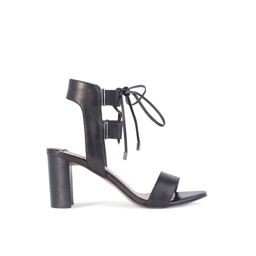 Flame - Black Nappa Kid by Siren Shoes