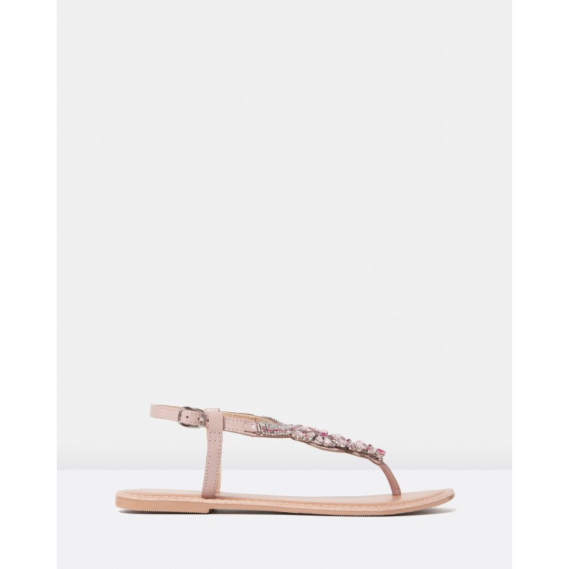 Salvador Jewelled Sandals Multi by Forever New