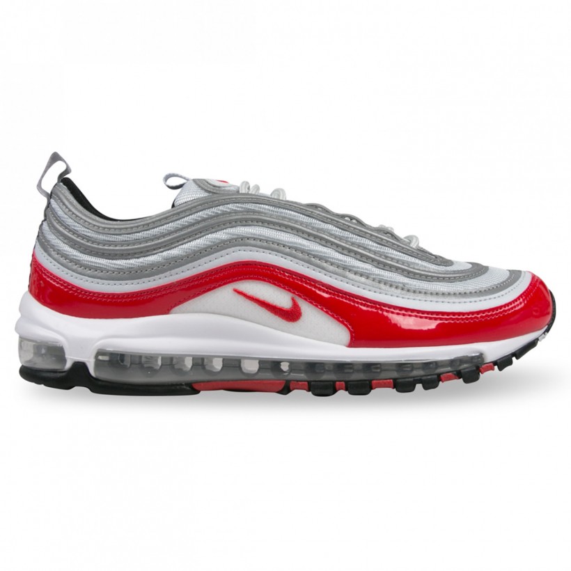 Pure Platinum/University Red/Black/White Nike AIR MAX 97 | ShoeSales