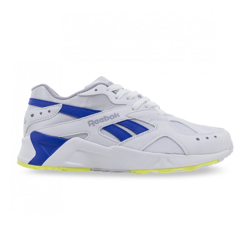AZTREK 90s-White Cold Grey Crushed Cobalt Neon Lime