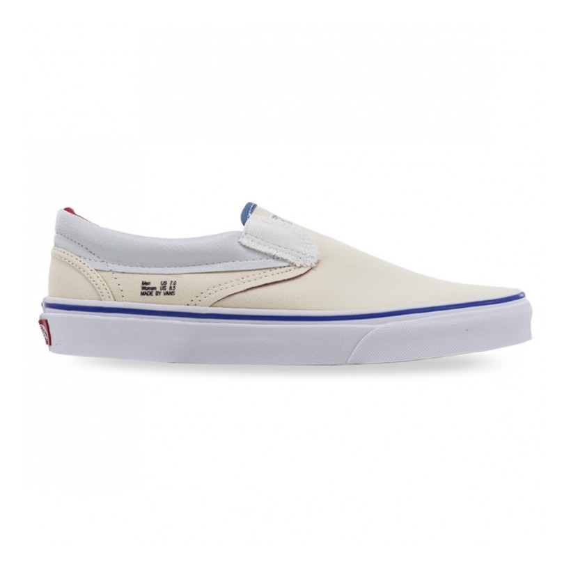 CLASSIC SLIP-ON Natural Navy Red