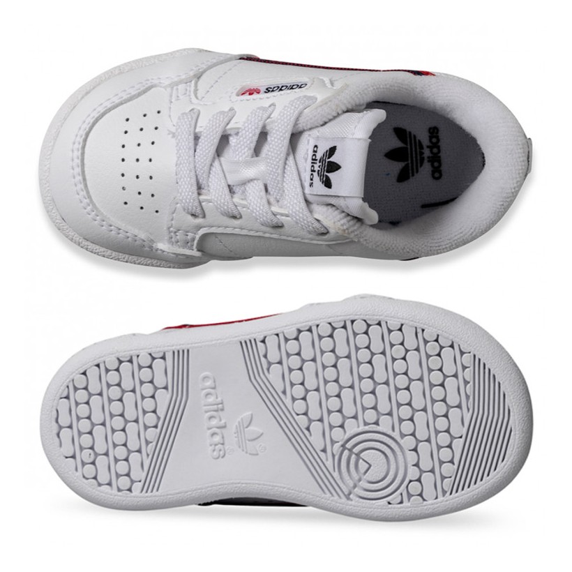 Ftwr White scarlet collegiate Navy CONTINENTAL 80 INFANTS ShoeSales