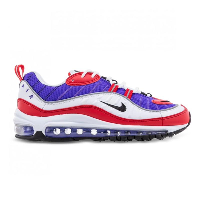 purple and red air max 98
