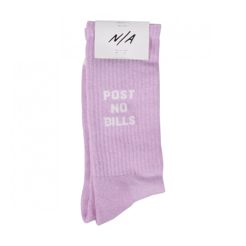 POST NO BILLS SOCK Lilac