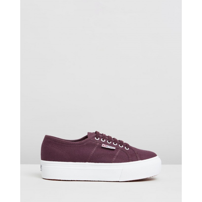 2790 ACOTW Linea Up and Down Red Dark Wine by Superga
