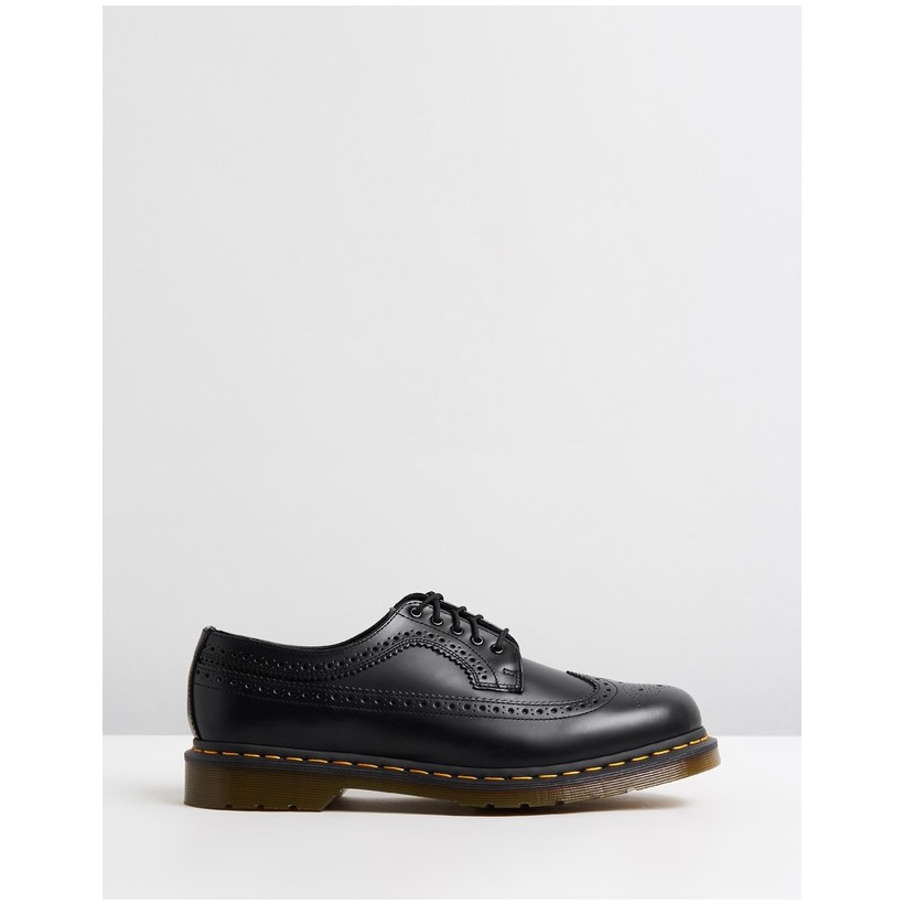 3989 YS Smooth Shoes - Unisex Black Smooth by Dr Martens
