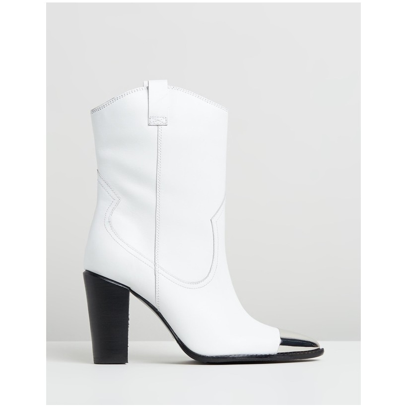 Americana Western Boots White by Bronx
