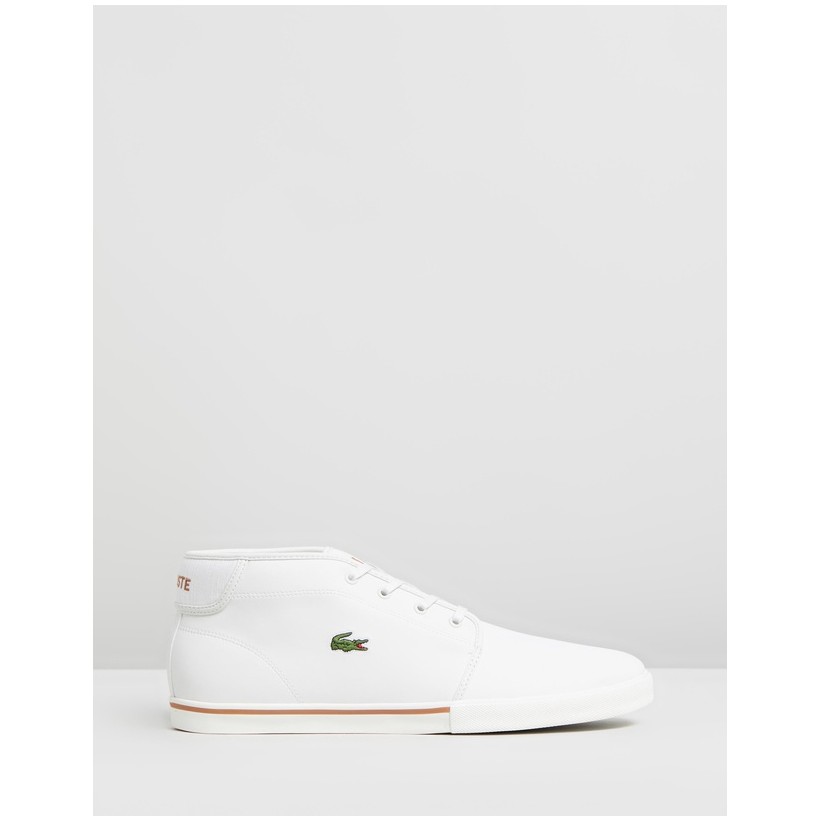 Ampthill - Men's Off-White & Light Brown by Lacoste