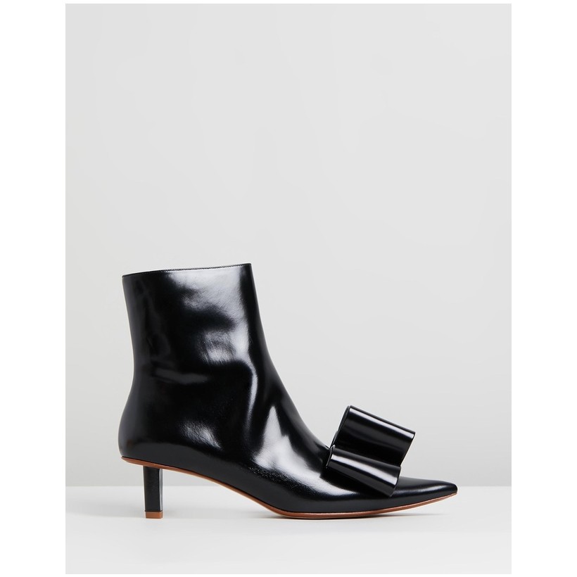 Ankle Boots With Bow Black by Marc Jacobs