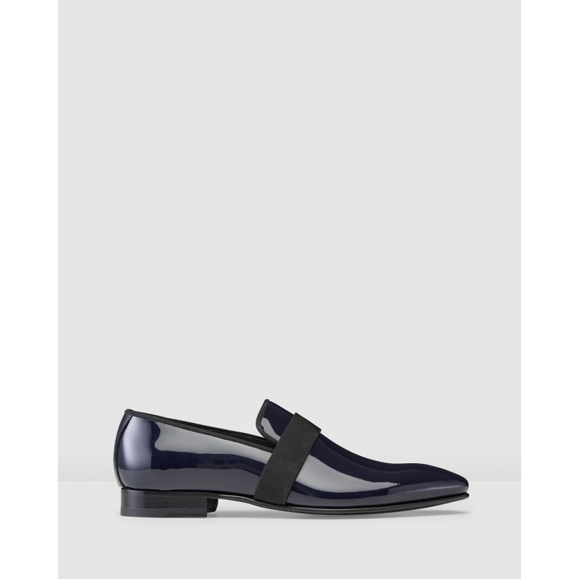 Ascott Loafers Navy by Aquila