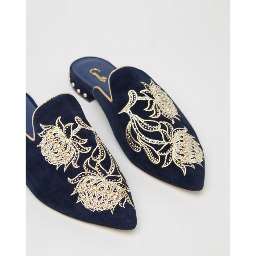 Aus Embroidered Slippers Southern Twilight by Camilla